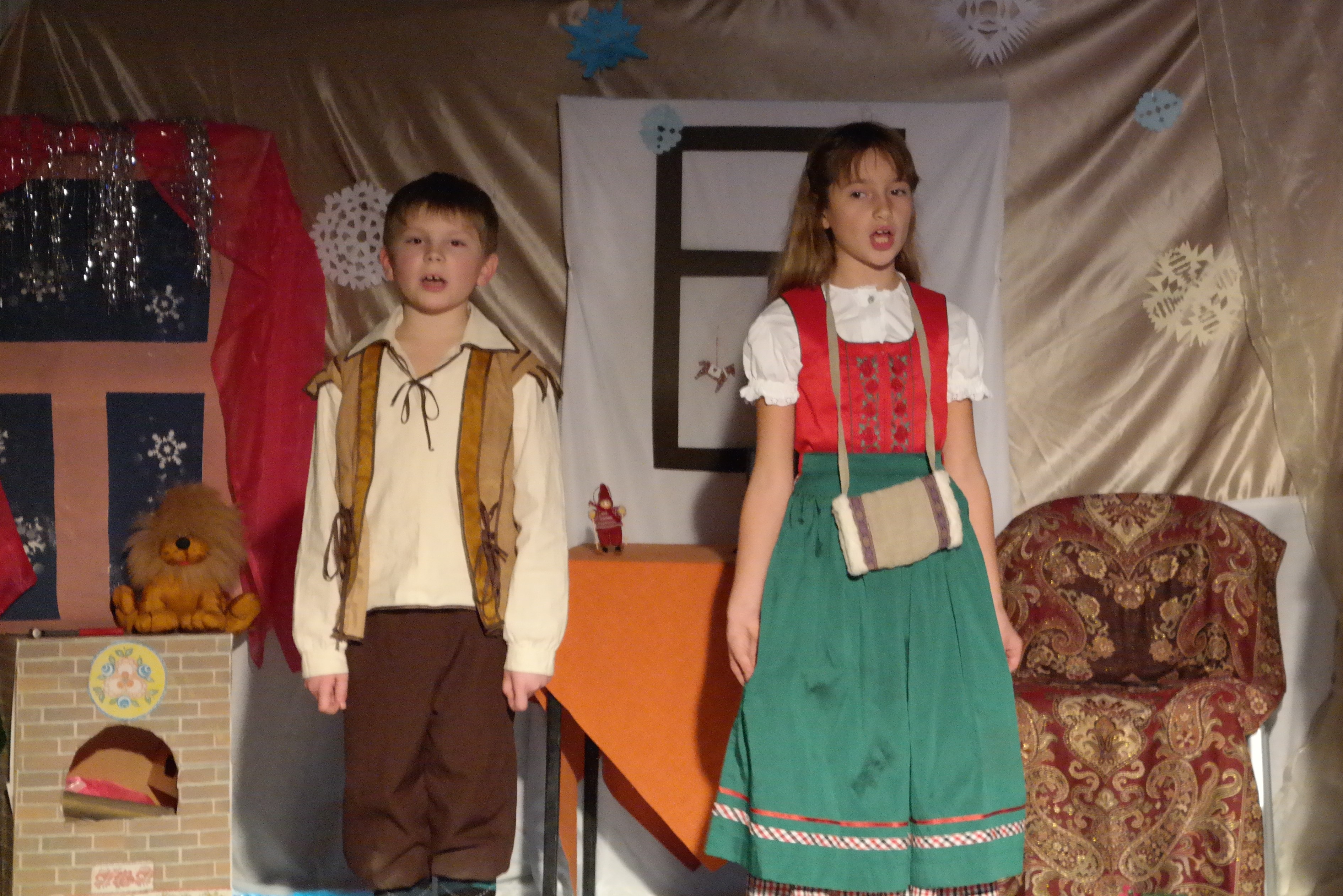 Дети учатся сценической речи